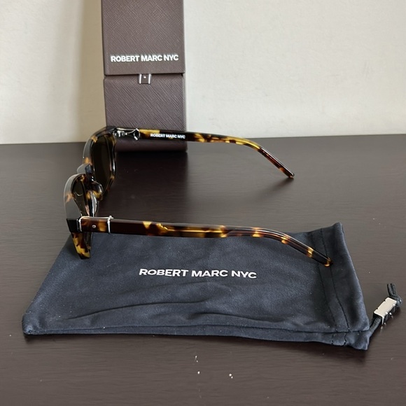 ROBERT MARC NYC Sunglasses Mens 5048 Matte Tortoise NEW - Picture 4 of 9